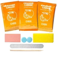 CHERI-7-IN-1 Pedicure Kit Orange Cream single