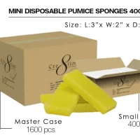Cre8tion Yellow Mini Disposable Pumice 300pcs/case