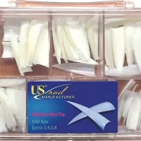 USN Natural Stiletto Nail Tip Box (540 tips)