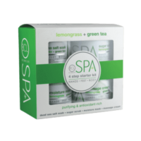 BCL SPA Lemongrass + Green Tea 3oz 4 Steps Starter Kit
