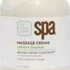 A large, white jar labeled "BCL Organic Spa 16oz Jasmine Coconut" with a volume of 64 fl oz (1892 ml), offering a similar luxurious experience as BCL Organic Spa's 16oz Jasmine Coconut.