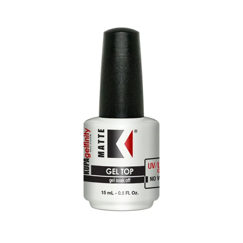 KUPA Gelfinity Gel Matte Topcoat 0.5oz