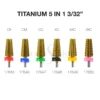 Cre8tion 5 in 1 Titanium Tungsten Bit 3/32"