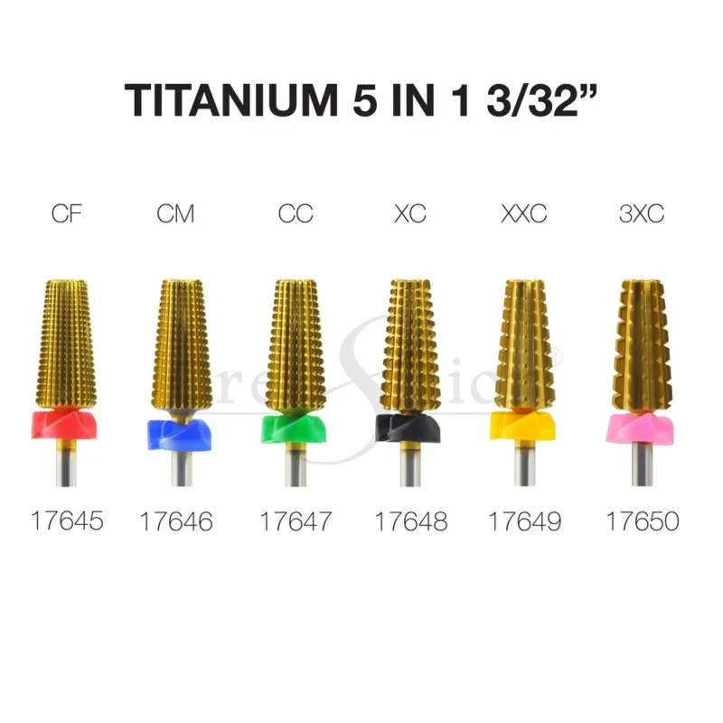 Cre8tion 5 in 1 Titanium Tungsten Bit 3/32"
