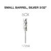 Image of a silver small barrel nail drill bit, labeled 3/32" with the code 5CX above and the number 17259 below. This precision tool is identified as the Cre8tion 2-Way Carbide Small Barrel Bit 3/32".