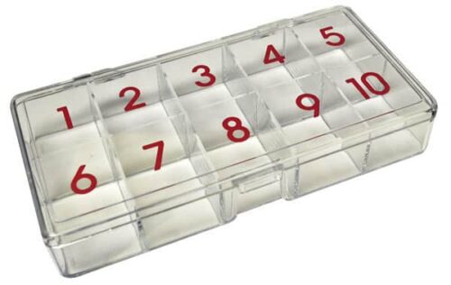 Nail Tip Box (Red Number)