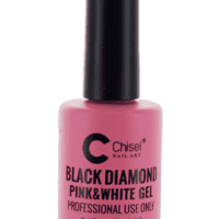 Chisel Black Diamond Pink & White Gel