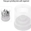 White Round bit Holder 48 hole