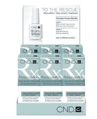 CND RescueRxx Pop Display 6pk