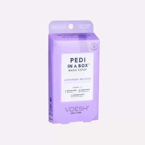 Voesh New York Pedi in a Box Basic 3 Step - Lavender Single