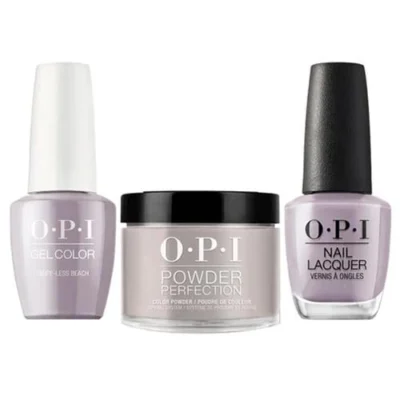 OPI Matching Trio Set - GelColor, Nail Lacquer & Dip Powder - A61 - TAUPE-LESS BEACH
