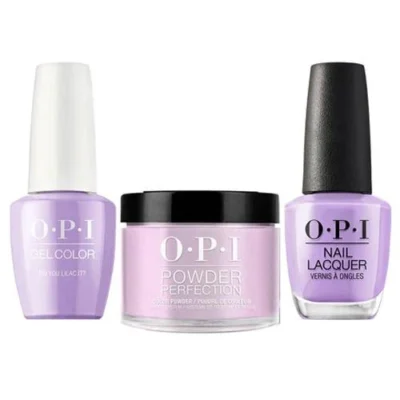 OPI Matching Trio Set - GelColor, Nail Lacquer & Dip Powder - B29 - DO YOU LILAC IT?