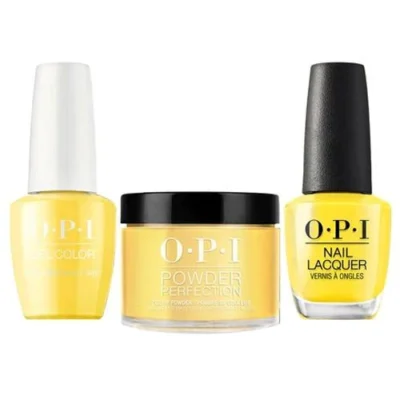 OPI Matching Trio Set - GelColor, Nail Lacquer & Dip Powder - F91 - EXOTIC BIRDS DO NOT TWEET 15ML