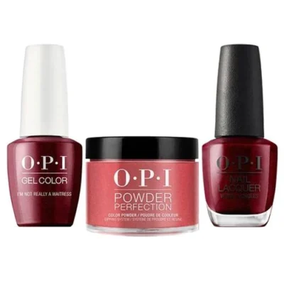 OPI Matching Trio Set - GelColor, Nail Lacquer & Dip Powder - H08 - I'M NOT REALLY A WAITRESS
