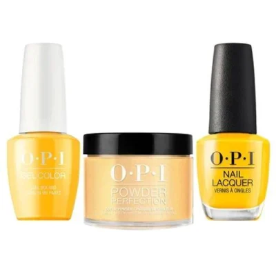 OPI Matching Trio Set - GelColor, Nail Lacquer & Dip Powder - L23 - SUN, SEA AND SAND IN MY PANTS