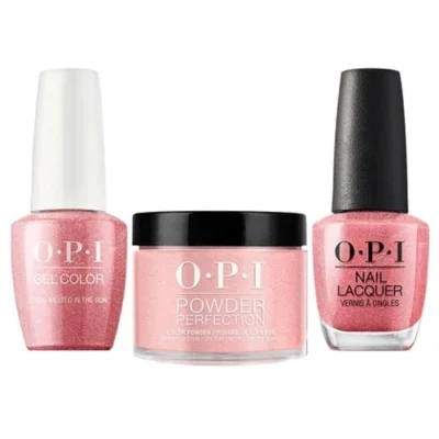 OPI Matching Trio Set - GelColor, Nail Lacquer & Dip Powder - M27 - COZU-MELTED IN THE SUN