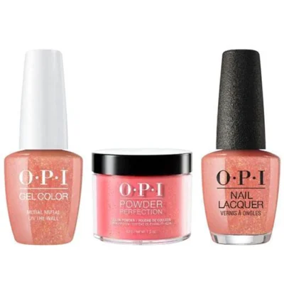OPI Matching Trio Set - GelColor, Nail Lacquer & Dip Powder - M87 - MURAL MURAL ON THE WALL