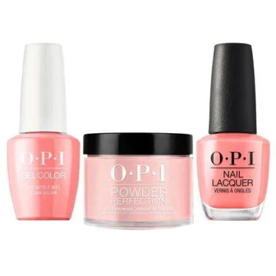 OPI Matching Trio Set - GelColor, Nail Lacquer & Dip Powder - N57 - GOT MYSELF INTO A JAMBALAYA