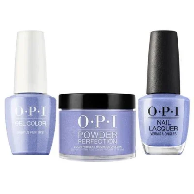 OPI Matching Trio Set - GelColor, Nail Lacquer & Dip Powder - N62 - SHOW US YOUR TIPS!