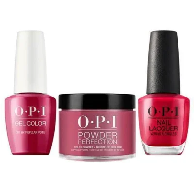 OPI Matching Trio Set - GelColor, Nail Lacquer & Dip Powder - W63 - OPI BY POPULAR VOTE