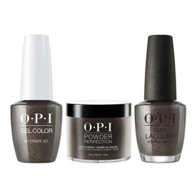 OPI Matching Trio Set - GelColor, Nail Lacquer & Dip Powder - B59 - MY PRIVATE JET