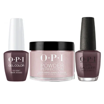 OPI Matching Trio Set - GelColor, Nail Lacquer & Dip Powder - F15 - YOU DON'T KNOW JACQUES!