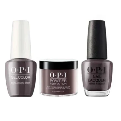 OPI Matching Trio Set - GelColor, Nail Lacquer & Dip Powder - I55 - KRONA-LOGICAL ORDER