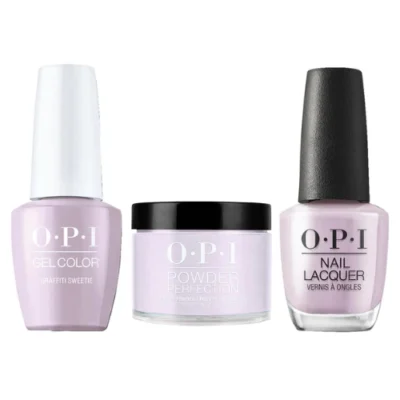 OPI Matching Trio Set - GelColor, Nail Lacquer & Dip Powder - LA02 - GRAFFITI SWEETIE