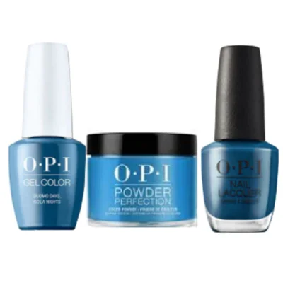 OPI Matching Trio Set - GelColor, Nail Lacquer & Dip Powder - MI06 - DUOMO DAYS, ISOLA NIGHTS