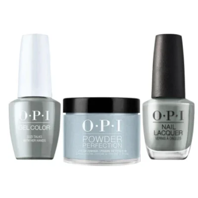 OPI Matching Trio Set - GelColor, Nail Lacquer & Dip Powder - MI07 - SUZI TALKS WITH HER HANDS