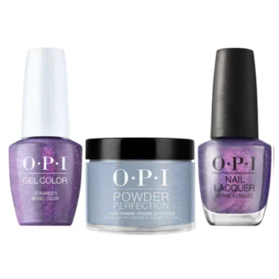 OPI Matching Trio Set - GelColor, Nail Lacquer & Dip Powder - MI11 - LEONARDO’S MODEL COLOR