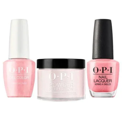 OPI Matching Trio Set - GelColor, Nail Lacquer & Dip Powder - R44 - PRINCESSES RULE!