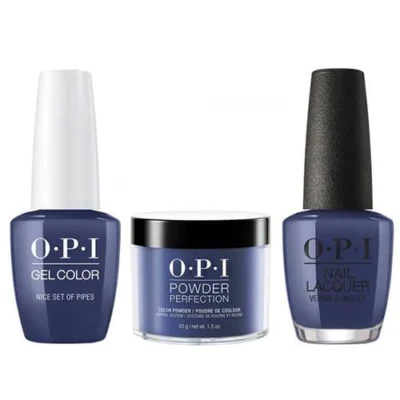 OPI Matching Trio Set - GelColor, Nail Lacquer & Dip Powder - U16 - GOOD GIRLS GONE PLAID