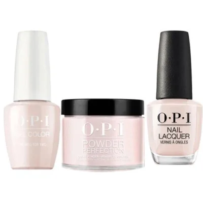 OPI Matching Trio Set - GelColor, Nail Lacquer & Dip Powder - V28 - TIRAMISU FOR TWO