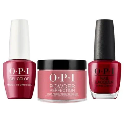 OPI Matching Trio Set - GelColor, Nail Lacquer & Dip Powder - V29 - AMORE AT THE GRAND CANAL