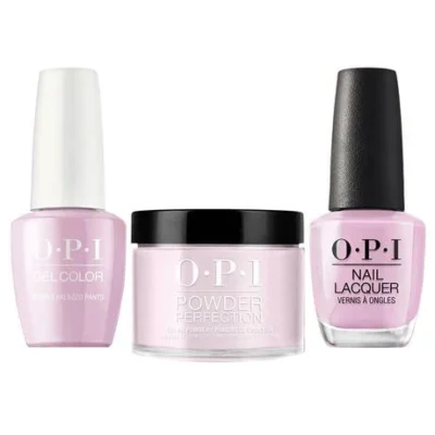 OPI Matching Trio Set - GelColor, Nail Lacquer & Dip Powder - V34 - PURPLE PALAZZO PANTS