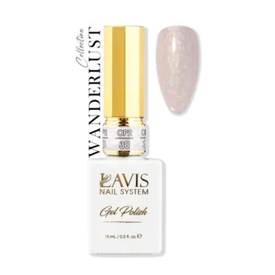 Lavis Gel Wanderlust Collection 0.5oz nail polish in beige.