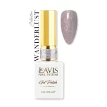 Lavis Gel Wanderlust Collection 0.5oz nail polish in a bottle with a gold lid.