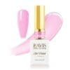 A 0.5oz (15 mL) bottle of Lavis Gel Pink Collection in shade P20, featuring a pink polish color sample alongside a pink smudge.