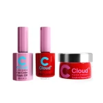 Cloud Trio (Dip, Gel & Polish) gel nail polish set.