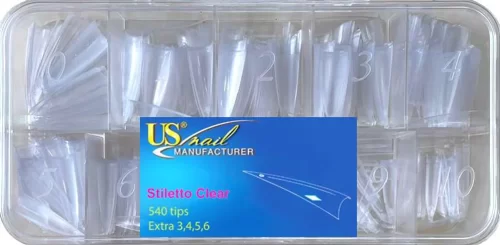 USN Natural Stiletto Nail Tip Box