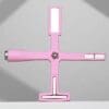Pink multifunctional Cat Eye Magnet Stick with multiple ports in a cross shape.