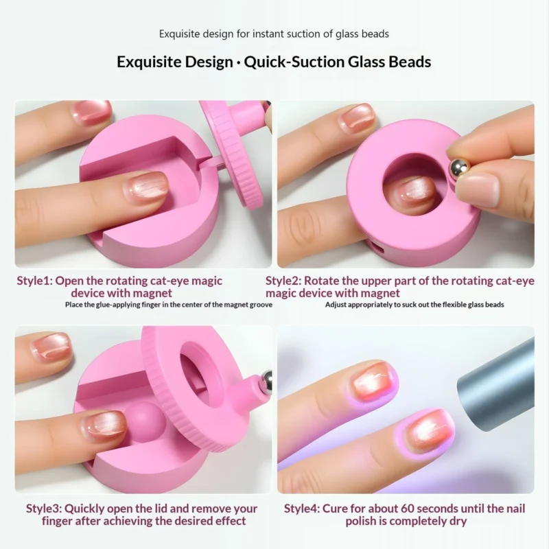 Portable Mini Airbrush System for Nails – Rechargeable Compressor Spray Gun (20–27 PSI)
