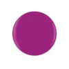 A vibrant neon purple circle on a white background, created using the Gelish Solid Cream Gel Polish 6pc Palette - Neon & On & On.