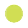 A vibrant lime green circle on a white background, echoing the striking Neon & On & On hues found in the Gelish Solid Cream Gel Polish 6-piece palette.