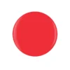 A solid red circle on a white background, reminiscent of the vibrant shades found in the Gelish Solid Cream Gel Polish 6pc Palette - Neon & On & On.