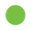 A solid green circle, reminiscent of the vibrant Gelish Solid Cream Gel Polish from the Neon & On & On 6pc Palette, stands out boldly on a white background.