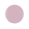 A close-up image of a round, light pink swatch from the Gelish Solid Cream Gel Polish 6pc Palette - Act Natural, displayed on a pristine white background.