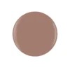A round, light brown Gelish Solid Cream Gel Polish circle from the Act Natural 6-piece palette on a white background.