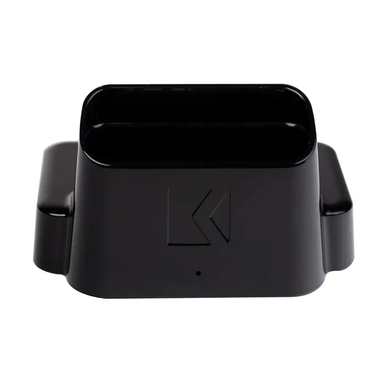 The ManiPro Passport Next Complete Black is a sleek desktop gadget holder with a rectangular slot, perfect for organizing your devices. It also features a hidden cable management compartment, making it ideal for keeping your workspace tidy.